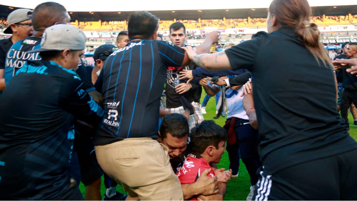 Eduardo Rivera condena actos violentos en partido Querétaro vs Atlas