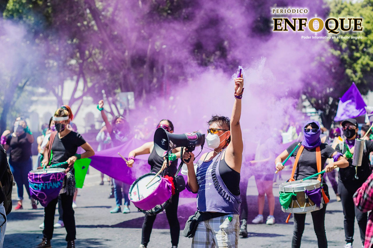 Conoce en Puebla las marchas y horarios en las que se realizarán las protestas por el 8M