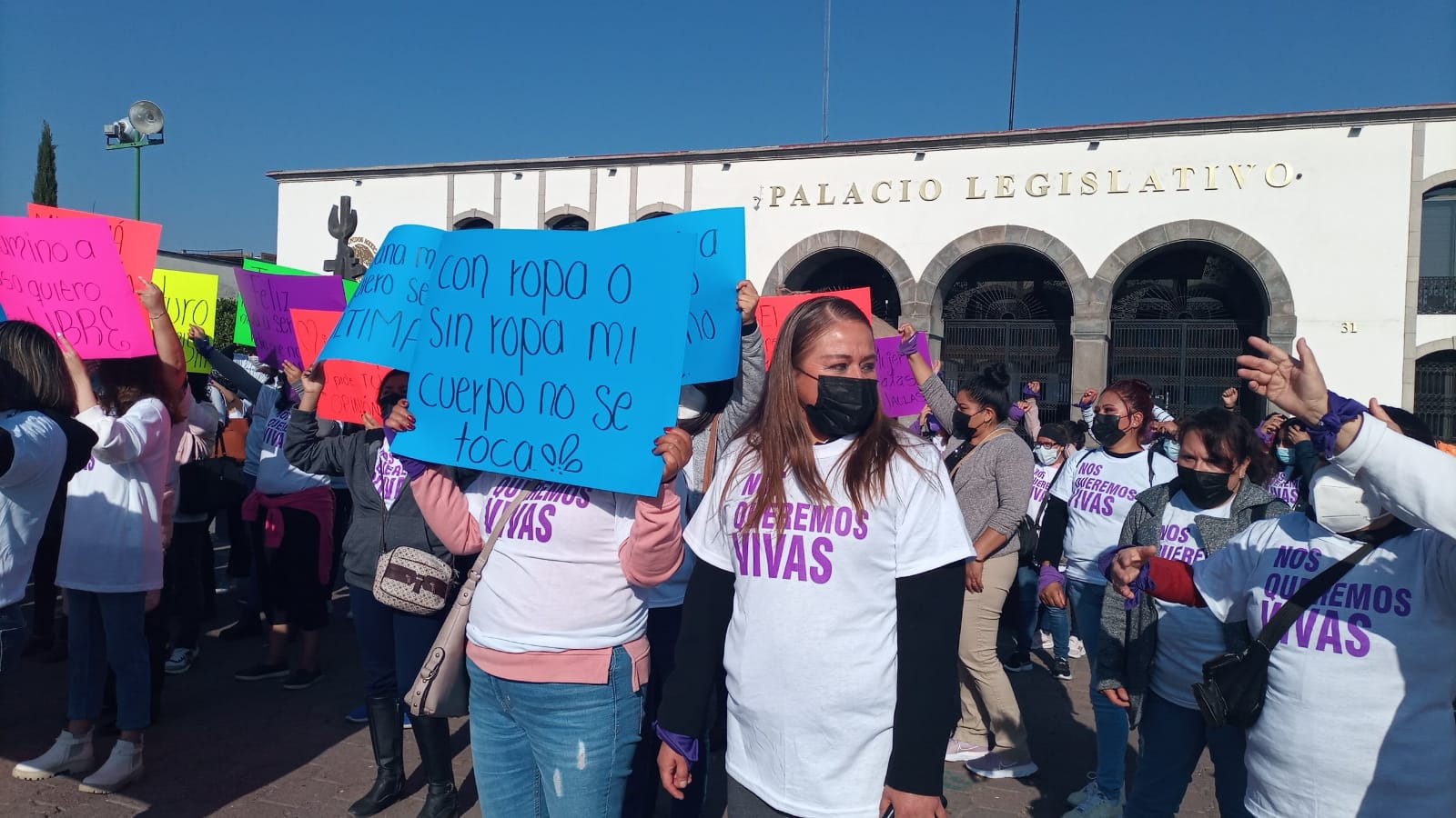 "Nos queremos libres": mujeres simpatizantes de Movimiento Ciudadano