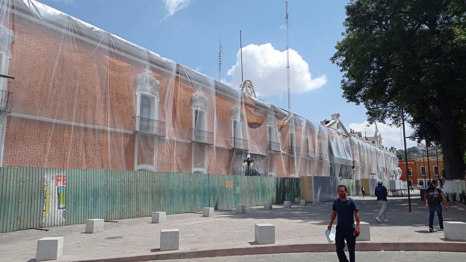 Reprobable el blindaje de Palacio de gobierno: activista