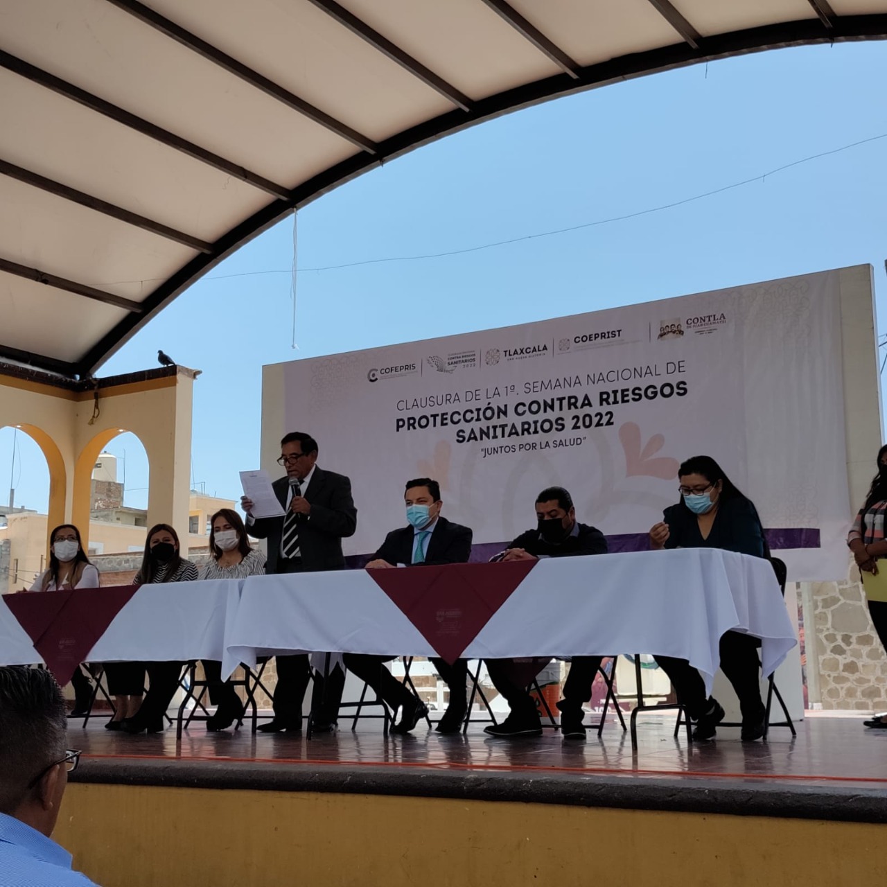 Clausuran primera semana de protección contra riesgos sanitarios en Tlaxcala