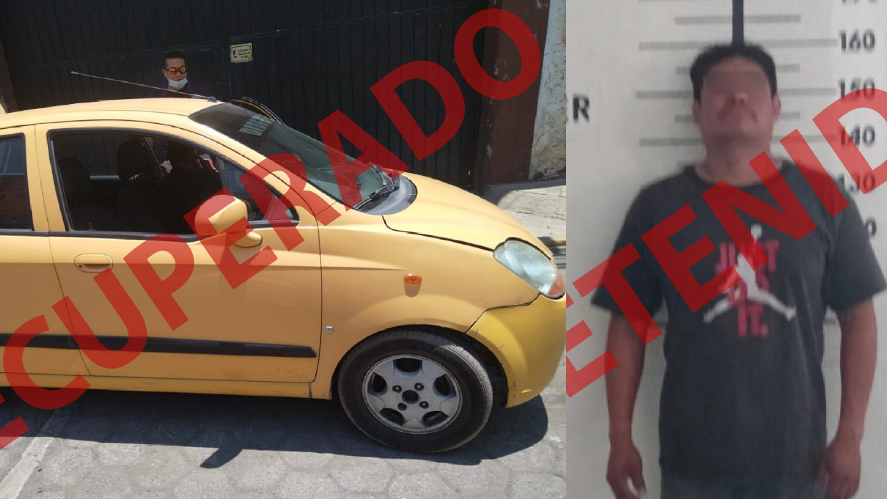 Detienen en San Pedro Cholula a un hombre que conducía un vehículo robado