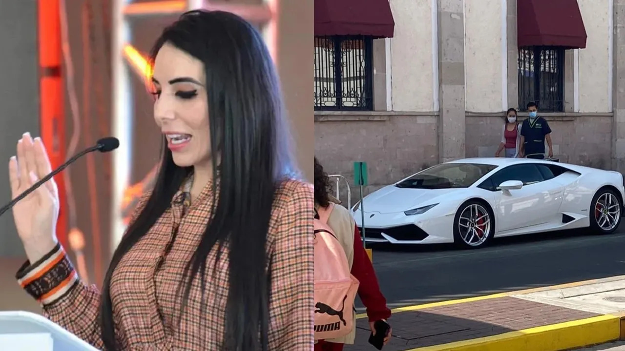 Alcaldesa de Moroleón, Guanajuato se mueve en un Lamborghini valuado en 7 mdp