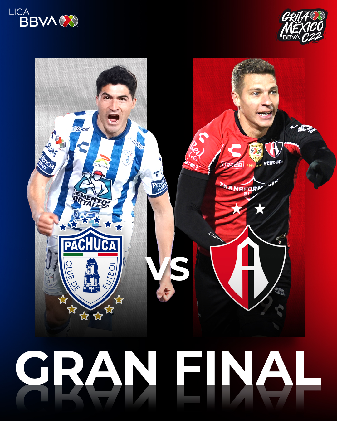 Pachuca y Atlas jugarán la final de la Liga MX 
