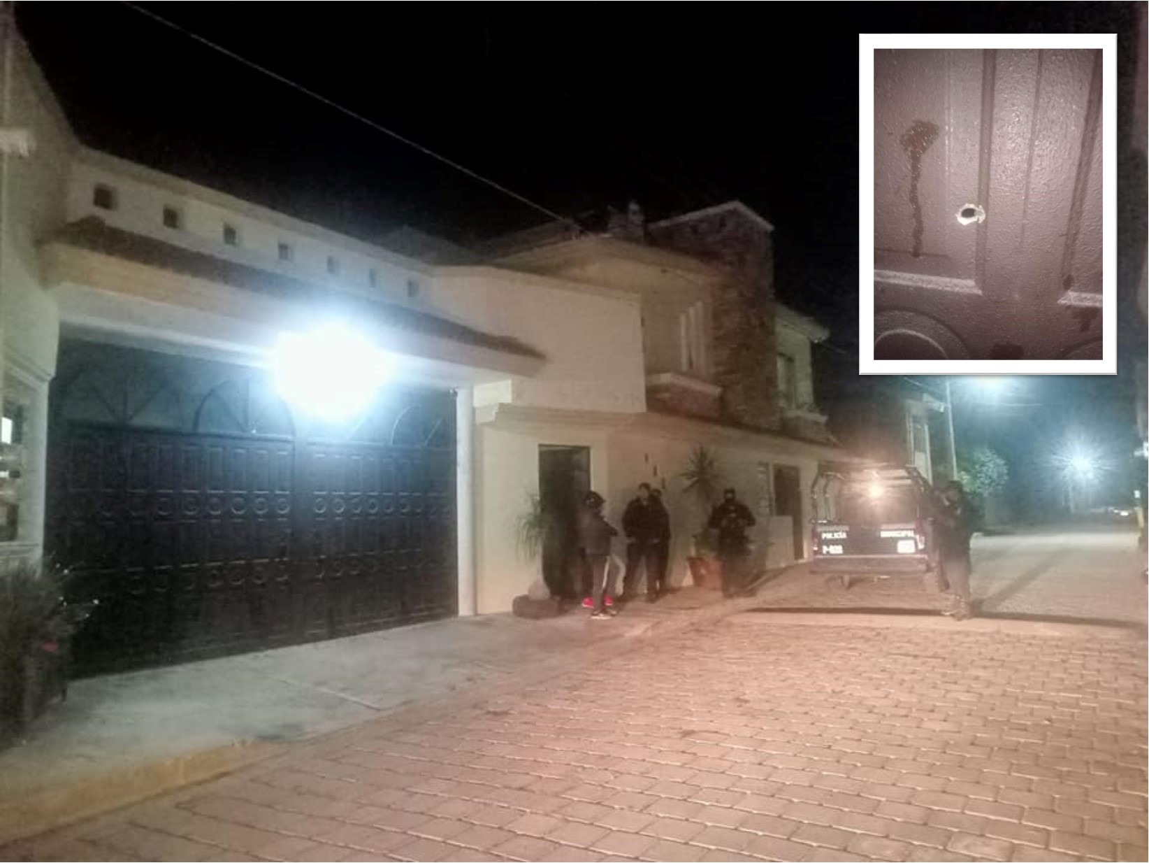 Balean la casa del inspector de Mendizábal en Amozoc 