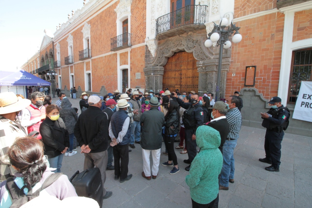 Atendió SEGOB a pobladores de San Francisco Tetlanohcan; exponen situación de tala en la Malinche