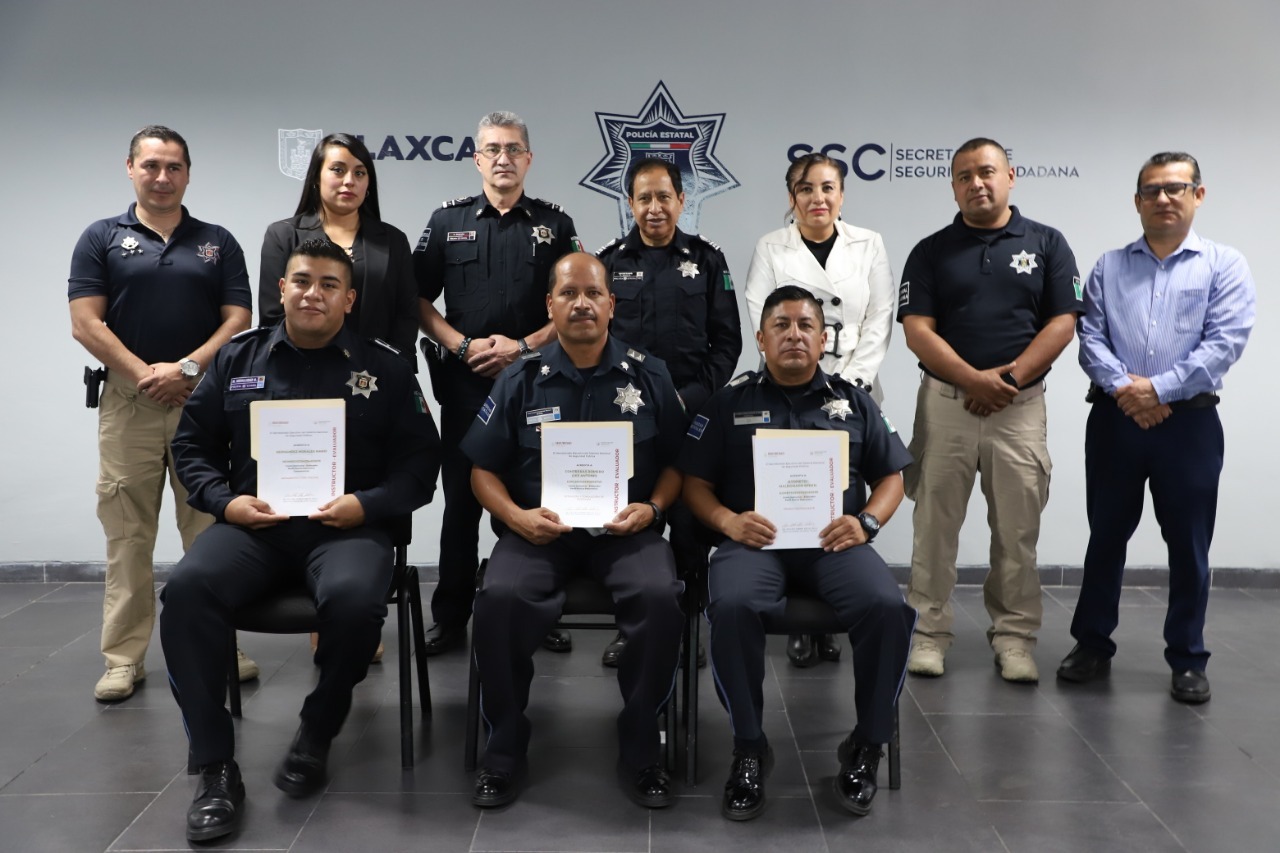 SSC entrega constancias de certificación a instructores del Instituto de Formación y Capacitación de Seguridad Pública