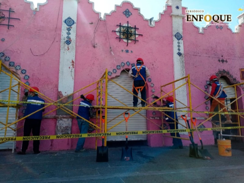 Rehabilitación del mercado de El Alto concluirá dentro de dos meses