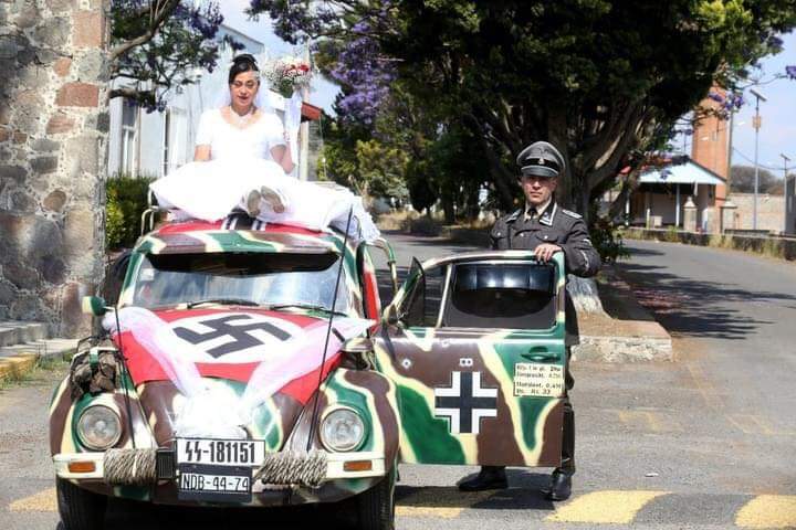 Protagonistas de boda “nazi” no son de Tlaxcala