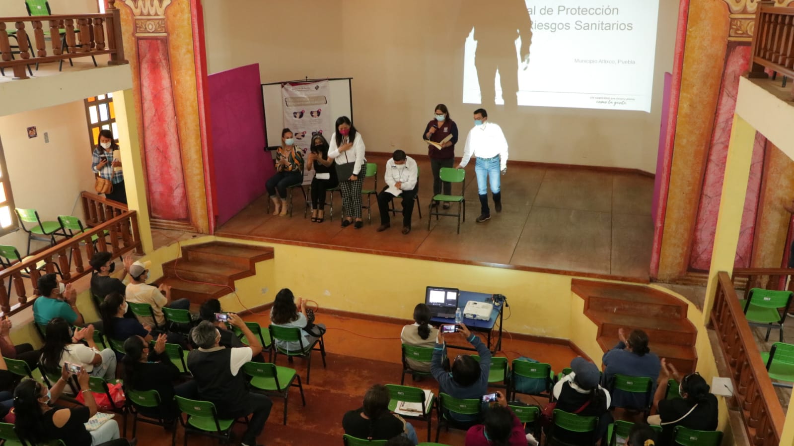 En conjunto gobierno de Puebla y ayuntamiento de Atlixco inician primera semana nacional contra riesgos sanitarios