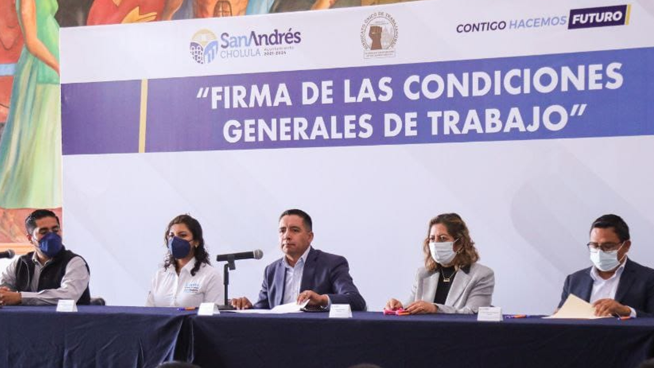 El Ayuntamiento de San Andrés Cholula buscará hacer valer las condiciones generales se sus trabajadores
