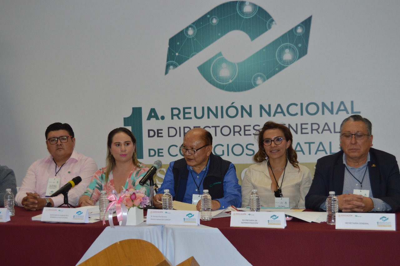 Directores generales del sistema CONALEP definen estrategias para fortalecer la educación profesional técnica del país
