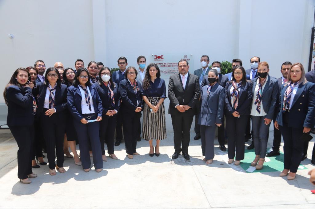 Visitó titular de la STPS centros de conciliación laboral en Tlaxcala