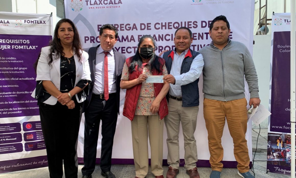 Fomtlax otorga financiamiento para actividades productivas 