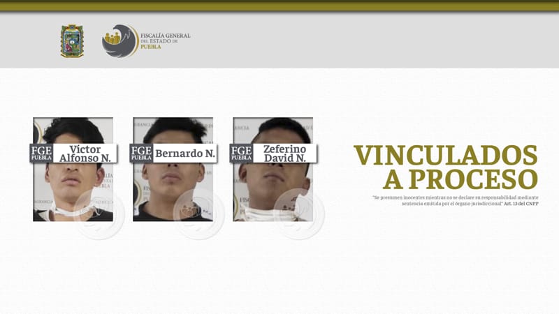 Víctor Alfonso N., Bernardo N. y Zeferino David N. son enviados a prisión tras asaltar una unidad de transporte público