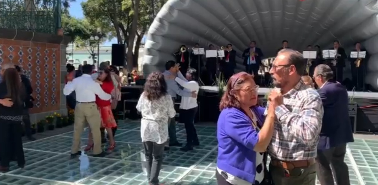 Danzón en el Centro de Tlaxcala se restablece tras la pandemia