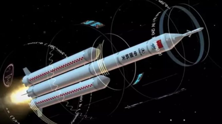 China presenta su prototipo de cohete para llegar a la luna en 2027