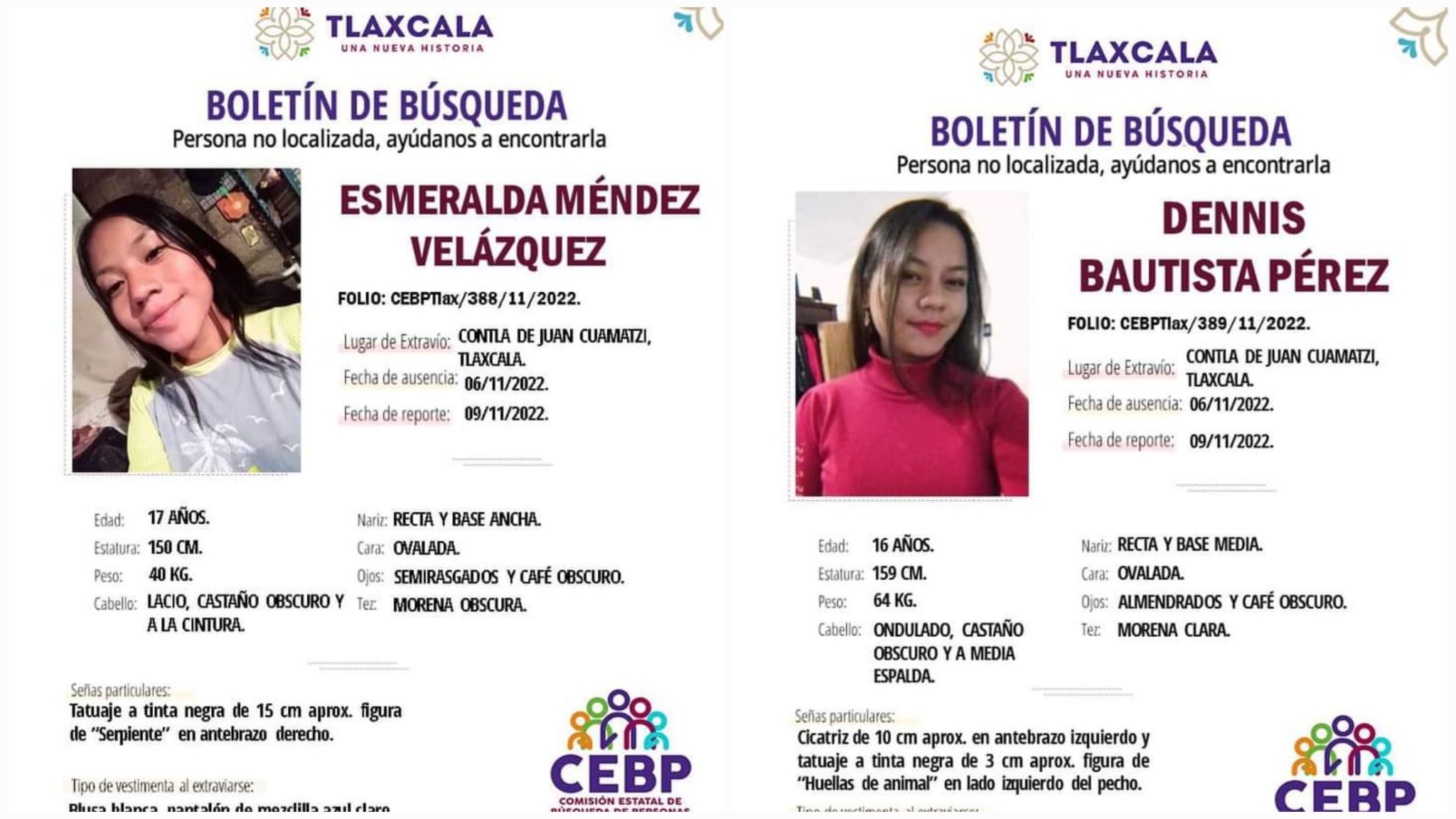 En un solo día desaparecen dos jóvenes en Contla