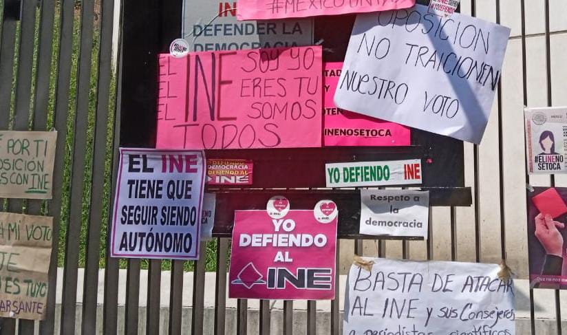 Acuden panistas de Tlaxcala a CDMX; defienden al INE