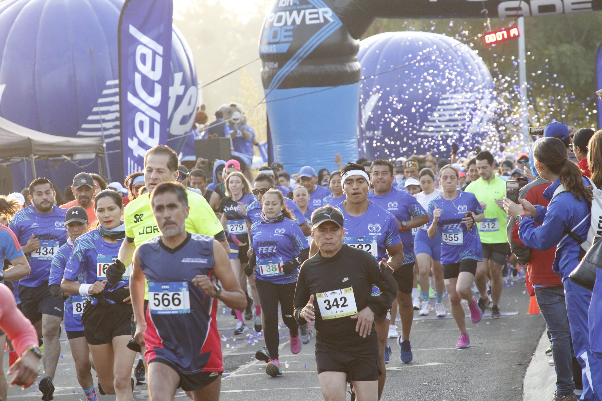 Casi mil corredores en la carrera Think, Feel, Run del Tec de Monterrey campus Puebla