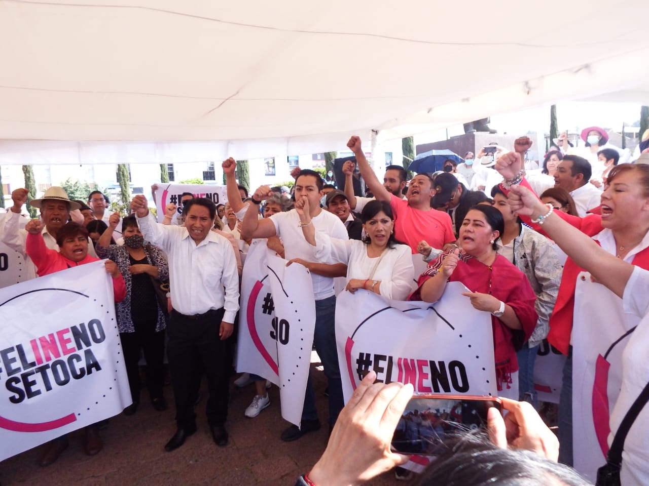 Se suma Tlaxcala a marcha nacional en contra de propuesta de Reforma Electoral