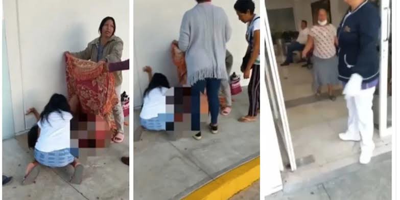 Niña de 14 años da a luz afuera de hospital tras negarle atención medica; su bebé murió (Vídeo)