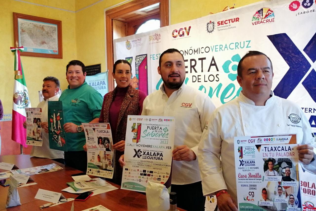 Chefs tlaxcaltecas presentes en festival gastronómico de Veracruz