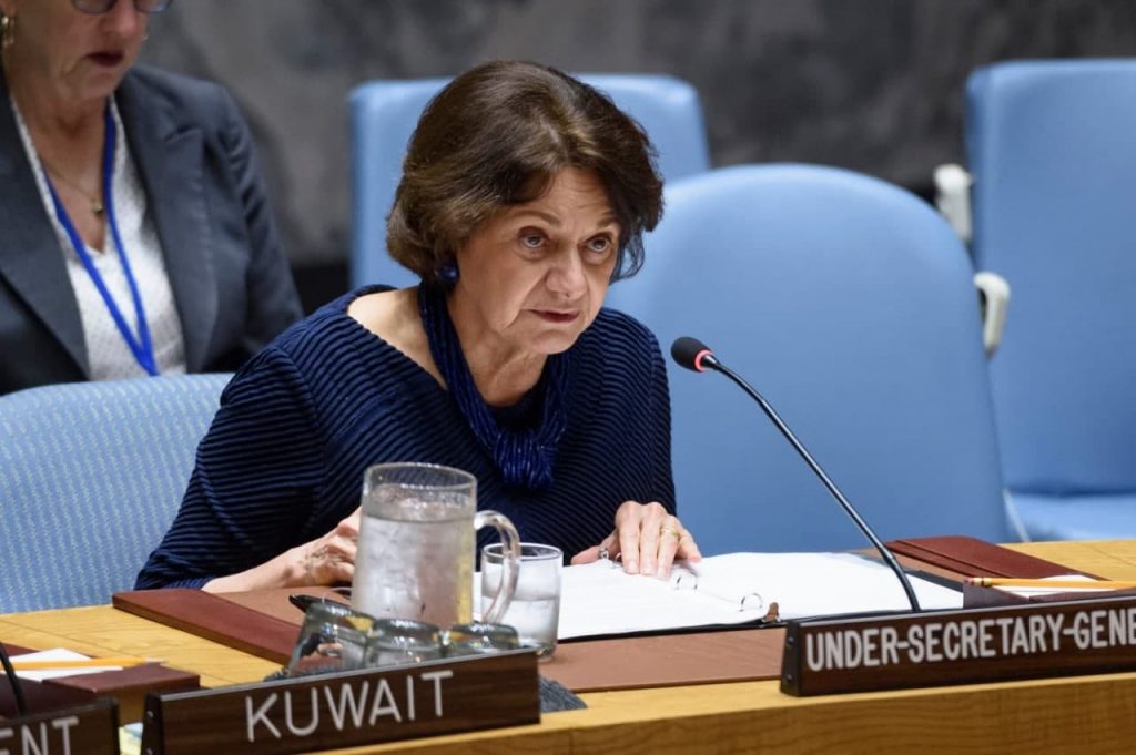 Misil en Polonia ilustra el riesgo de escalada catastrófica de la guerra:  jefa de Asuntos Políticos de la ONU