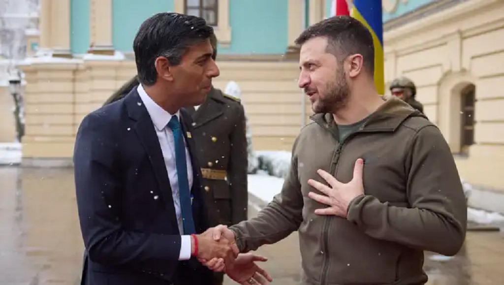 Nuevo primer ministro británico, Rishi Sunak, llega a Kiev para garantizar apoyo a Ucrania 