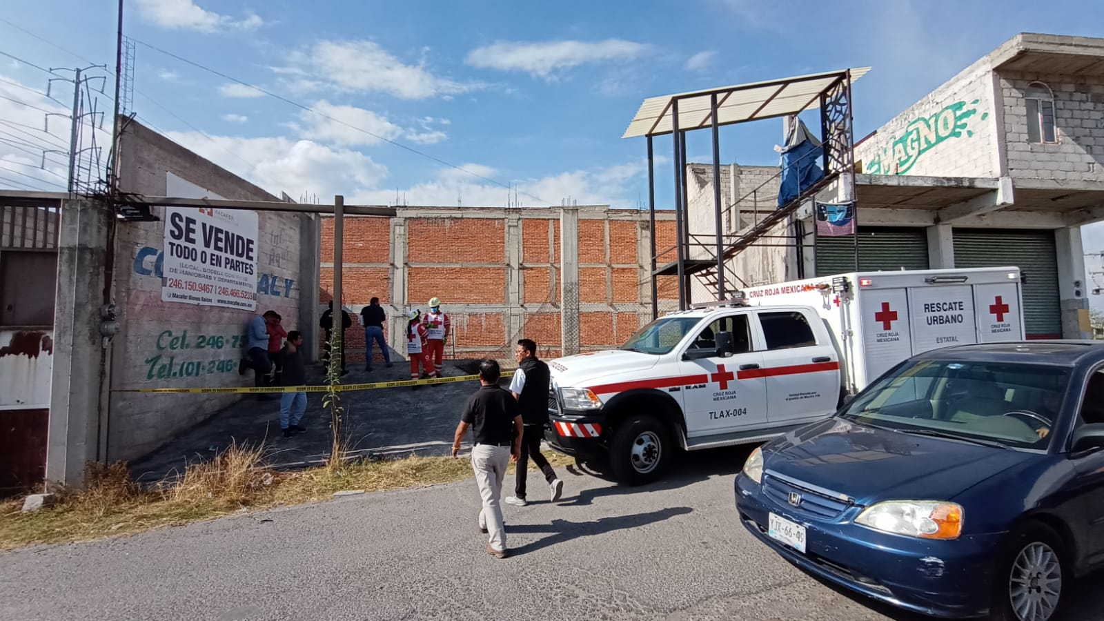 Muere hombre tras caer de la parte alta de su domicilio, en Chiautempan
