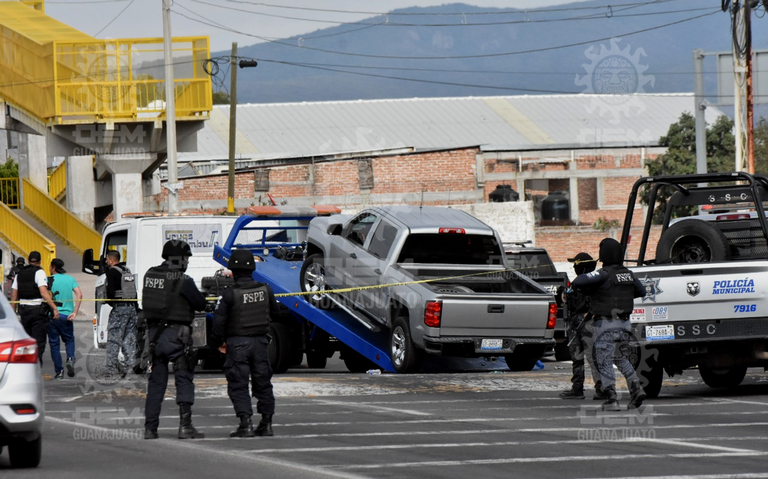 Ataque a policías de Celaya deja 6 civiles muertos ya  otros 3 elementos de seguridad heridos