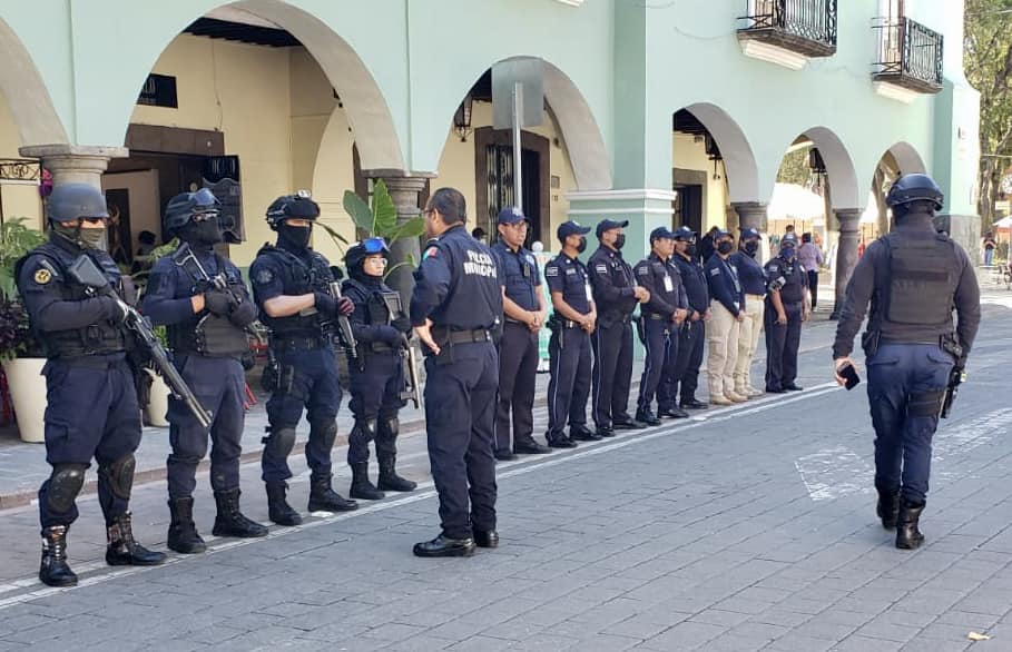 Policía de Tlaxcala capital recupera motocicleta con reporte de robo