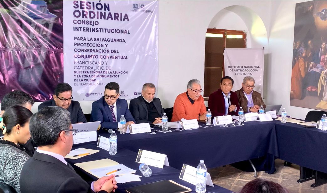 Alcalde de Tlaxcala capital informa sobre avances del embellecimiento del Centro Histórico