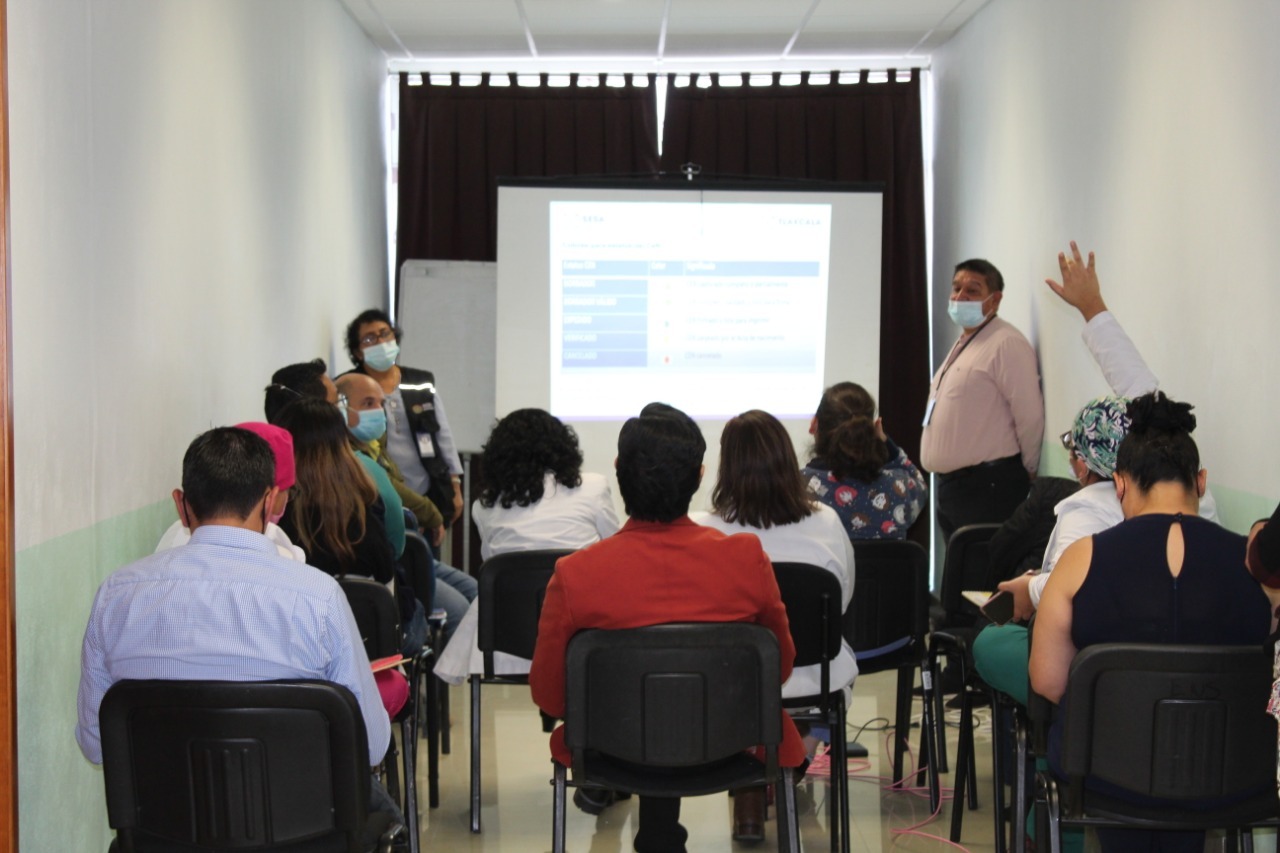 Realiza sector salud capacitación para implementar certificados electrónicos de nacimiento