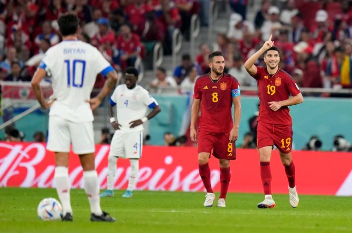 ¡7-0! España golea a Costa Rica, los "ticos" poco pudieron hacer ante el ataque de la "furia roja" (Vídeo)