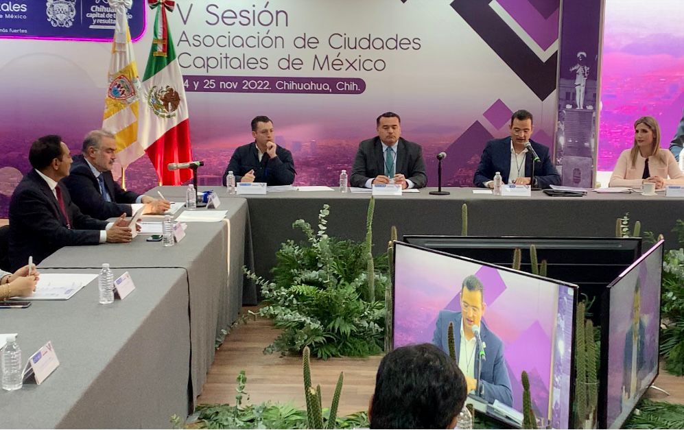 Alcalde de Tlaxcala acude a la V sesión de la Asociación de Ciudades Capitales de México