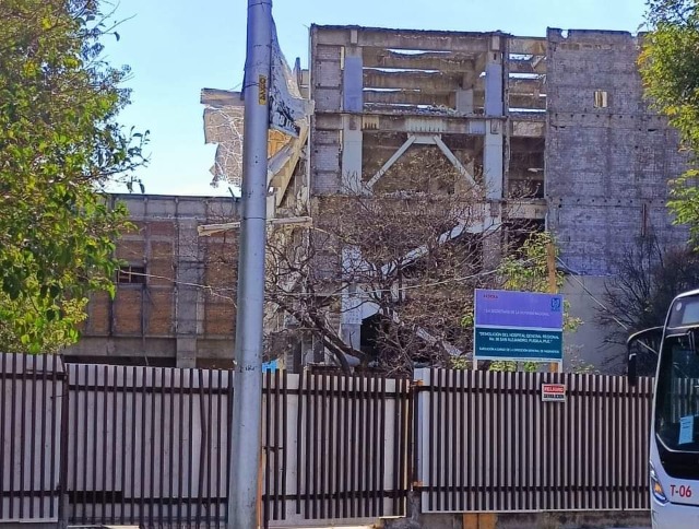 IMSS construye hospital temporal en Cuautlancingo como apoyo de San Alejandro