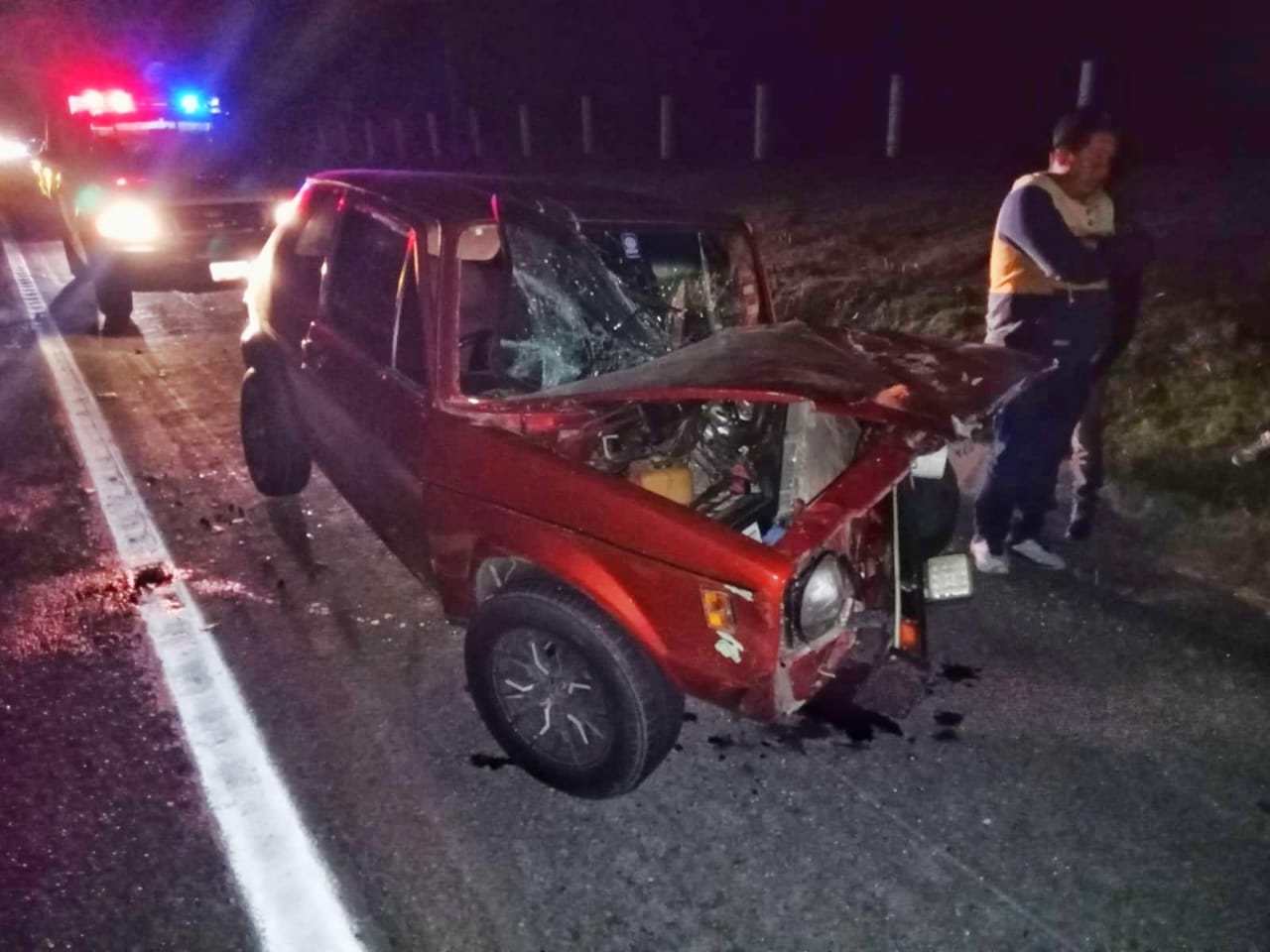 Se incrusta Caribe detrás de un tráiler en Xaltocan; no hubo lesionados