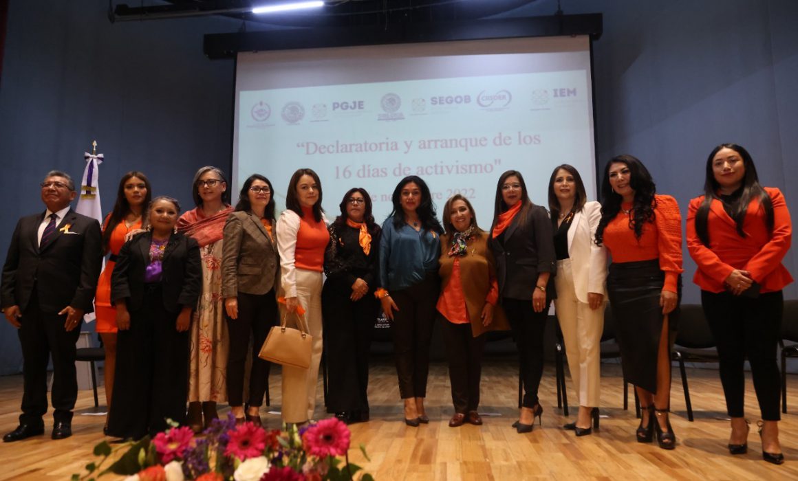 Inicia gobierno estatal 16 días de activismo contra violencia a la mujer