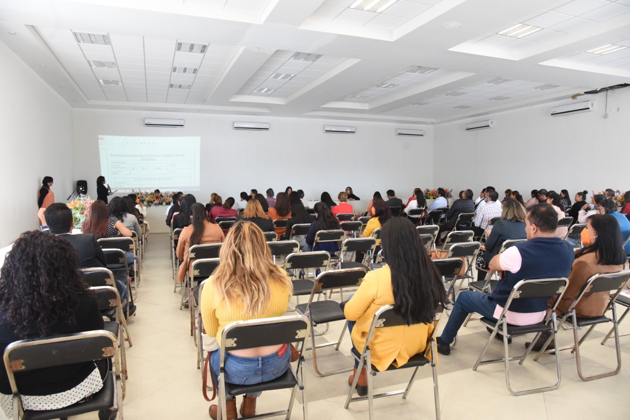 Juzgado municipal de Tlaxcala participa en la presentación del Formulario para la Atención Inmediata de Mujeres Víctimas de Violencia