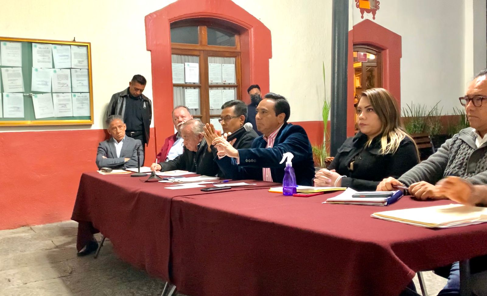 Alcalde de Tlaxcala capital se reúne para dialogo con comerciantes locales