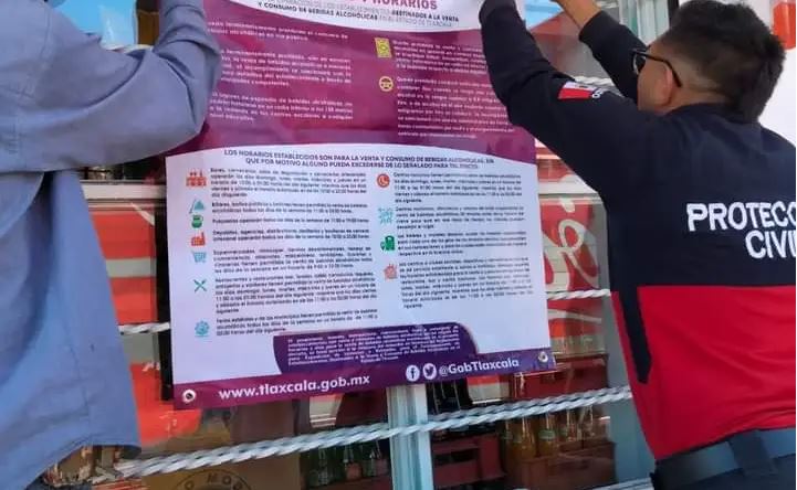 Protección Civil de Tetla inicia revisión del cumplimento de normas de venta de alcohol en establecimientos