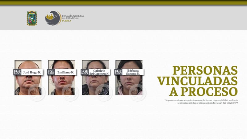 4 personas son enviadas a prisión tras cateo en Teziutlán