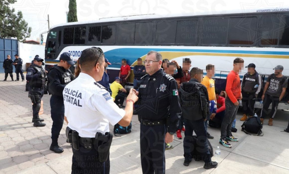Rescata SSC a 71 migrantes y detiene a una persona