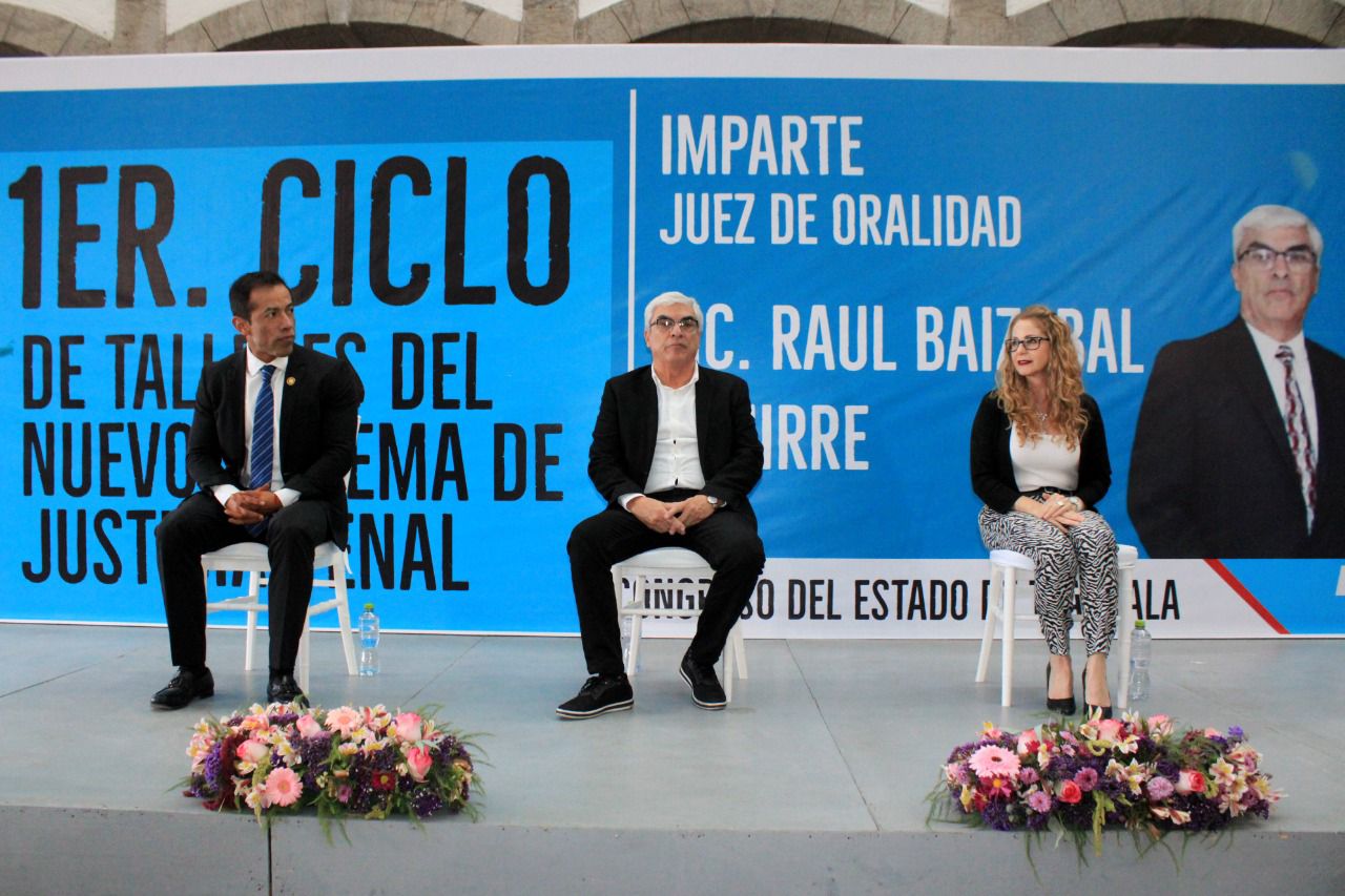 Inauguran 1er ciclo de talleres del nuevo sistema de justicia penal en el congreso