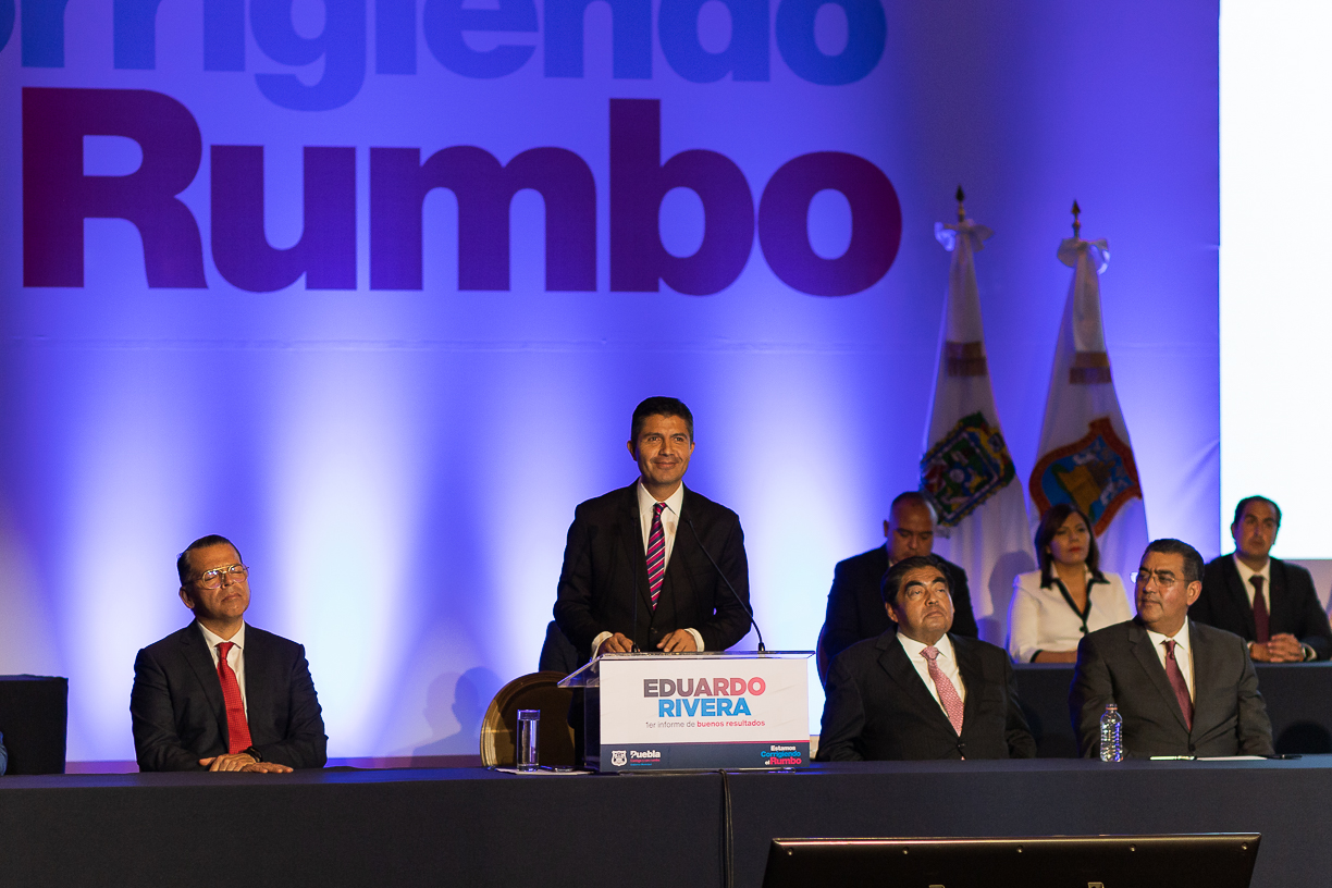 En tan solo un año el rumbo de Puebla ha cambiado para bien: Eduardo Rivera