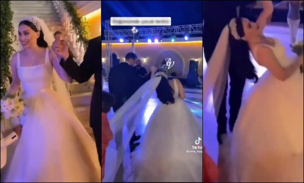 Niños jalan del velo a novia y casi la tiran generando polémica: ¿Deben ir niños a las bodas?