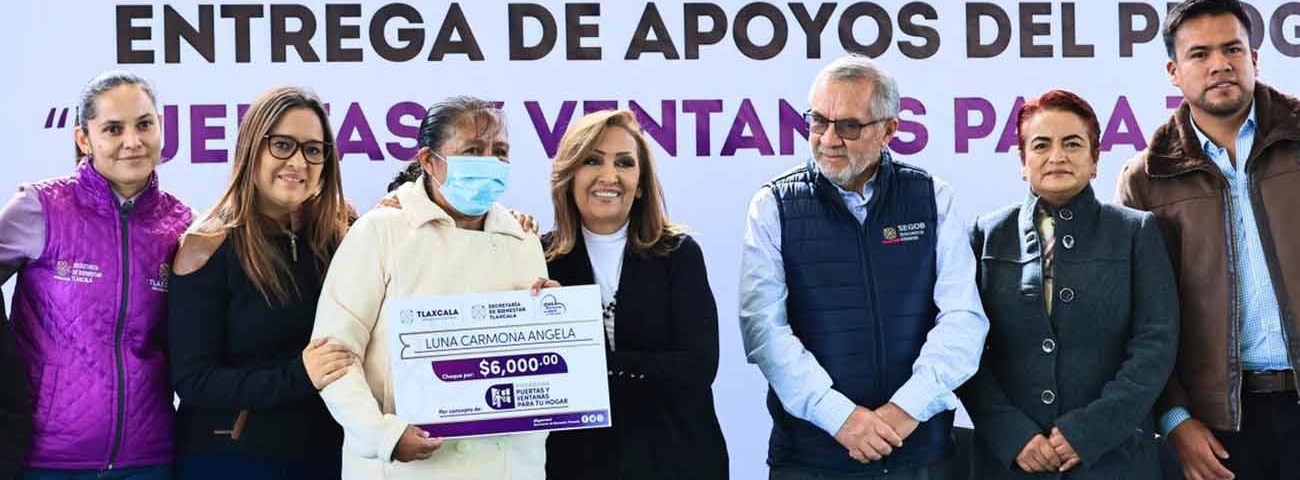 Reconoce Guillermina Loaiza a gobernadora por el programa “Puertas Y Ventanas Para Tu Hogar”