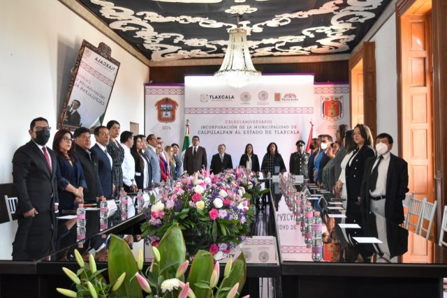Conmemora congreso 148 aniversario de la incorporación de Calpulalpan al territorio tlaxcalteca 