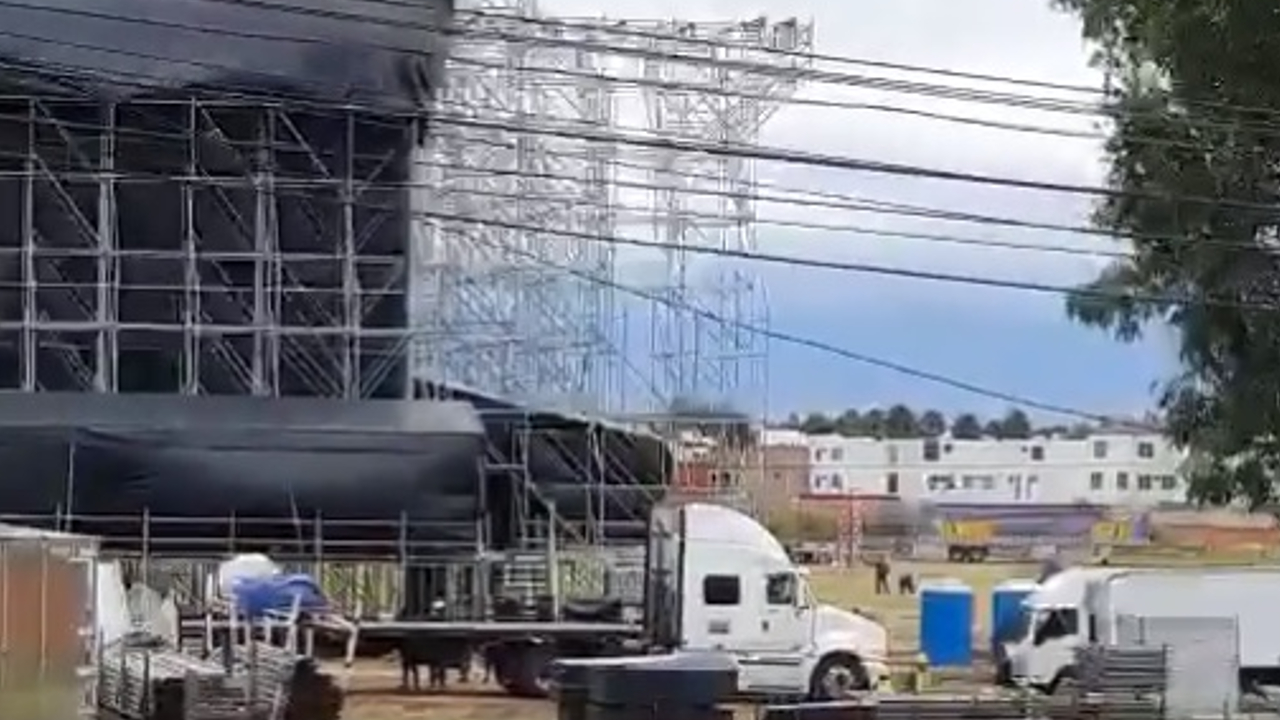 En San Andrés Cholula; ya iniciaron los preparativos para acoger el Tecate Comuna